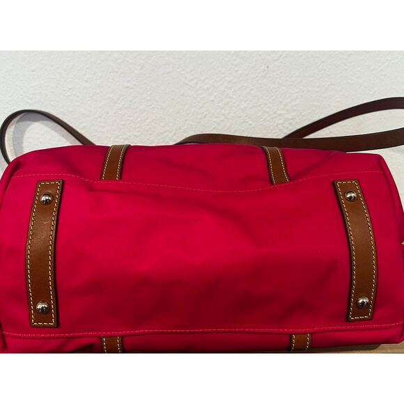 Dooney & Bourke Wayfarer Nylon Zip Tote Pink EUC - Picture 4 of 7